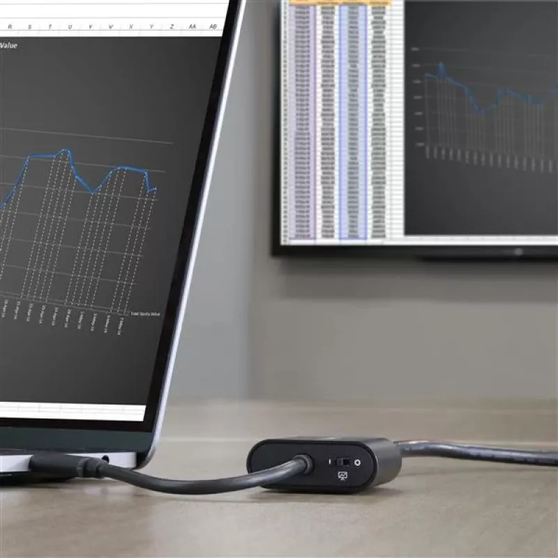 StarTech.com USB-C–VGA-adapter – esitlusrežiimi lülitiga – 1920x1200