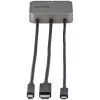 StarTech.com 3-in-1 Multiport to HDMI Adapter - 4K 60Hz USB-C, HDMI või Mini DisplayPort to HDMI Konverter konverentsiruumi jaoks - Digitaalne AV Video Adapter HDMI Monitori/Ekraani ühendamiseks