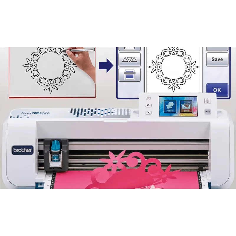Electronic Brother ScanNCut CM750 lõikelaius 29,7 cm LCD-ekraan