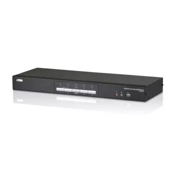 ATEN 4-pordiline USB DVI kahevaate KVM-lüliti heli ja USB 2.0 jaoturiga (KVM-kaablid kaasas)