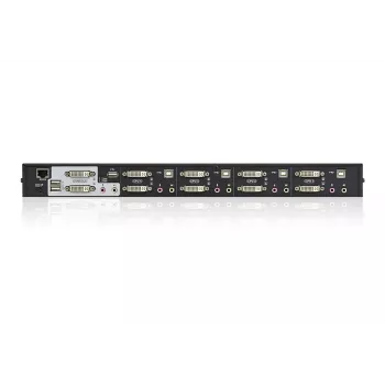 ATEN 4-pordiline USB DVI kahevaate KVM-lüliti heli ja USB 2.0 jaoturiga (KVM-kaablid kaasas)