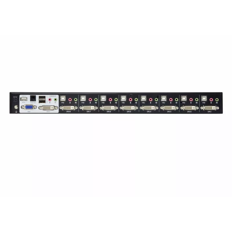 ATEN 8-pordiline USB DVI Dual Link KVM-lüliti helitoega