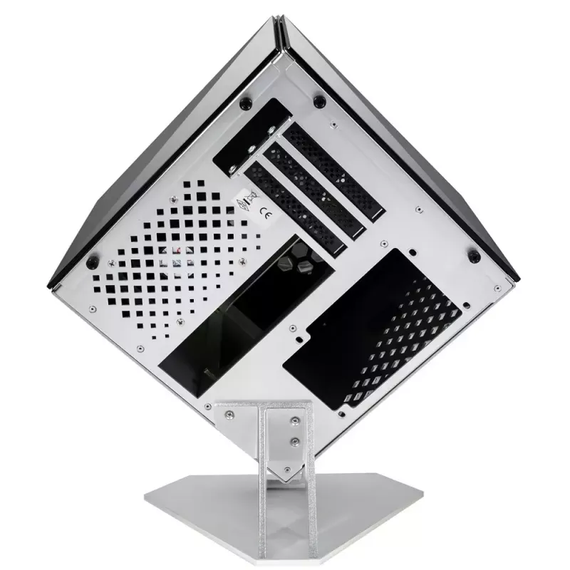 Arvuti korpus Azza CUBE MINI 805 Cube hõbedane