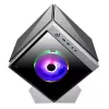 Arvuti korpus Azza CUBE MINI 805 Cube hõbedane