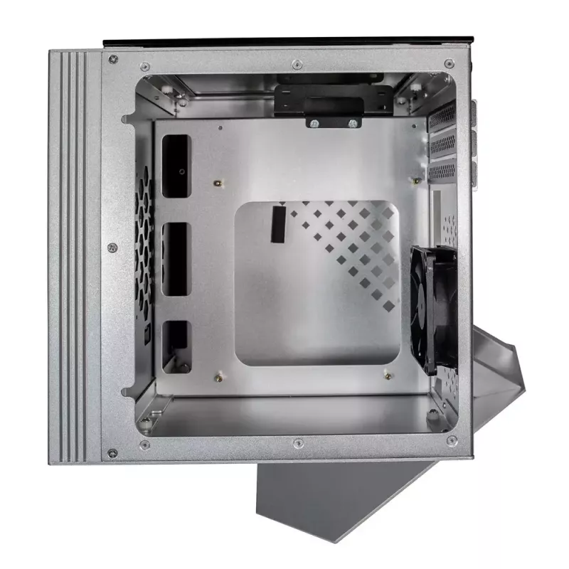 Arvuti korpus Azza CUBE MINI 805 Cube hõbedane