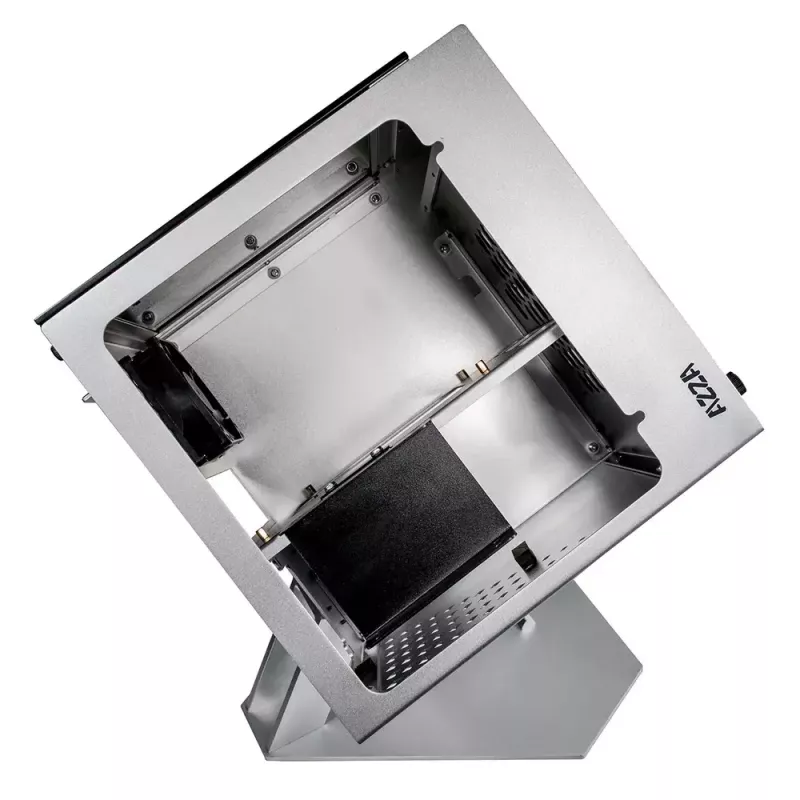 Arvuti korpus Azza CUBE MINI 805 Cube hõbedane