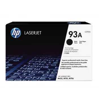 HP 93A must originaalne LaserJet toonerikassett, 12000 lehekülge, must, 1 tk