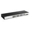 D-Link 28-port Gigabit Smart Managed Switch koos 4 Combo pordiga