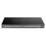D-Link 48-port Gigabit Smart Managed Switch 4 x 10G SFP+, Hallatav, L3, Gigabit Ethernet (10/100/1000), Riiulipaigaldus