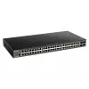D-Link 48-port Gigabit Smart Managed Switch 4 x 10G SFP+, Hallatav, L3, Gigabit Ethernet (10/100/1000), Riiulipaigaldus