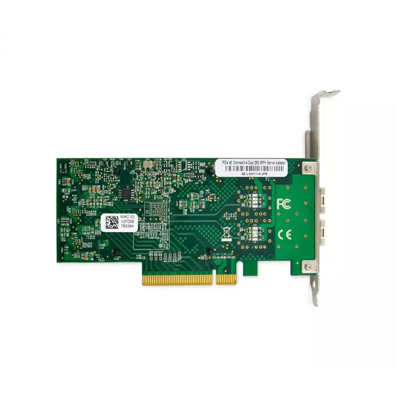 Digitus 2 pordiga 25 Gigabit Ethernet võrgukaart SFP28 PCI Express Mellanoxi kiibistikuga