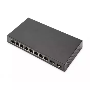 Haldamatu lüliti Digitus 8 pordiga Gigabit + 2 Gigabit SFP
