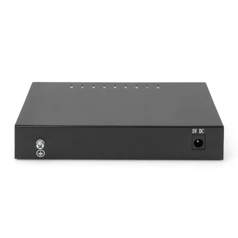 Haldamatu lüliti Digitus 8-port 10/100 Mbps Fast Ethernet metallkorpusega