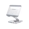 Conceptronic DONN26G, Silver, Tablet, Multimeediumialus, Alumiinium, 100 W, MicroSD (TransFlash), SD, SDHC, SDXC