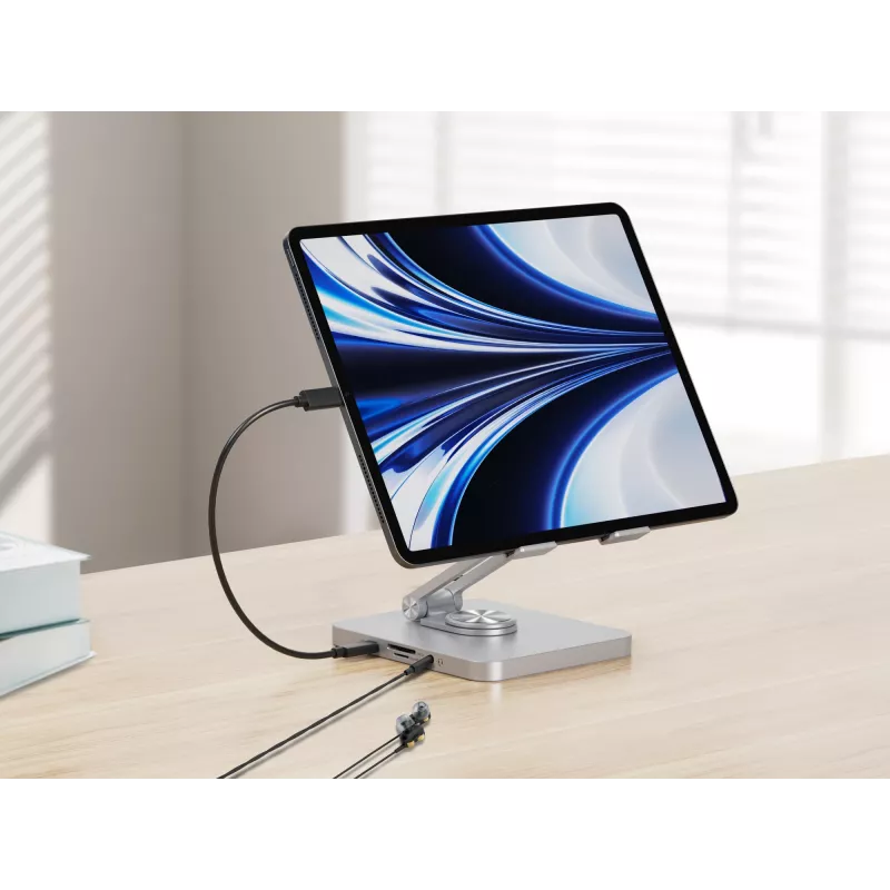 Conceptronic DONN26G, Silver, Tablet, Multimeediumialus, Alumiinium, 100 W, MicroSD (TransFlash), SD, SDHC, SDXC