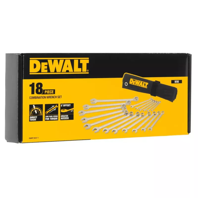 Kombineeritud mutrivõtmete komplekt DeWALT DWMT19237-1 18 tk