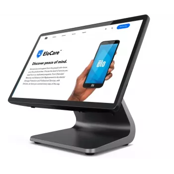 POS-monitor Elo Touch Solutions E849902 15.6 tolli (39,6 cm) LED 1920×1080, 8 GB RAM, 128 GB SSD, Intel 3,6 GHz, must