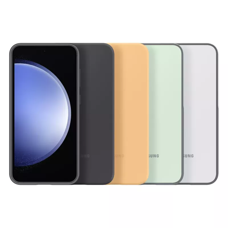 Samsung silikoonümbris Galaxy S23 FE jaoks, valge (EF-PS711TWEGWW)