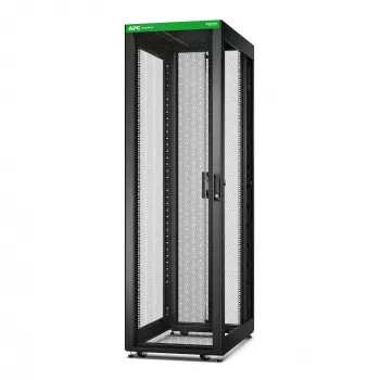 APC Easy Rack, 42U, must, katusega, ratastega, jalgadega, 4 kronsteiniga ja põhjaga, ilma külgpaneelideta, 1991H x 600W x 1000D mm