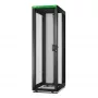 APC Easy Rack, 42U, must, katusega, ratastega, jalgadega, 4 kronsteiniga ja põhjaga, ilma külgpaneelideta, 1991H x 600W x 1000D mm