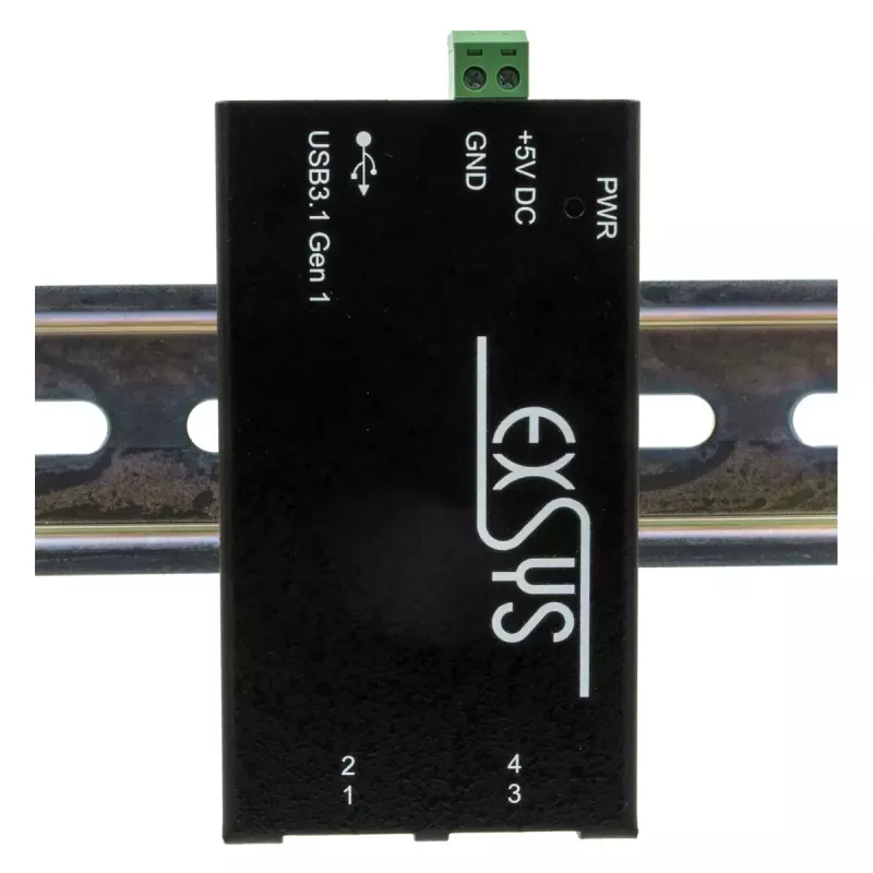 Liidese jaotur EXSYS EX-1180HMS USB 3.2 Gen 1 Type-B