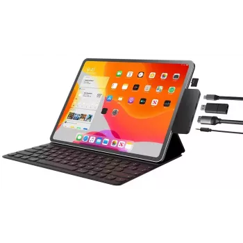 Sülearvuti dokk EXSYS EX-1222HM USB 3.2 Gen 1 Type-C Antratsiit