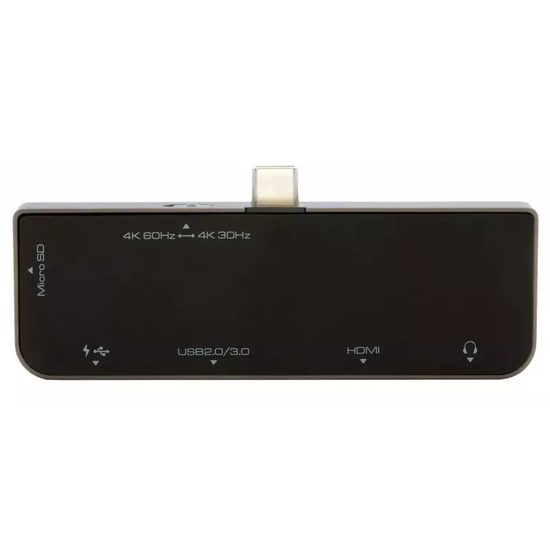 Sülearvuti dokk EXSYS EX-1222HM USB 3.2 Gen 1 Type-C Antratsiit