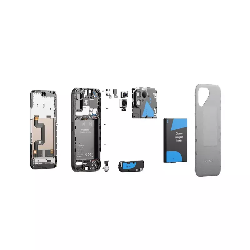 Nutitelefon Fairphone 5 6.46 tolli 256 GB Läbipaistev