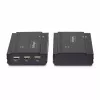 StarTech.com DisplayPort KVM-pikendaja üle fiiberoptika, 4K 60Hz, konsoolipikenduskomplekt, kuni 984 jalga/300 m (mitmerežiimiline) eelpaigaldatud SFP+ moodulitega, 3x USB HID