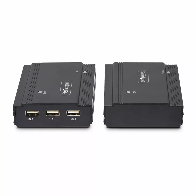 StarTech.com DisplayPort KVM-pikendaja üle fiiberoptika, 4K 60Hz, konsoolipikenduskomplekt, kuni 984 jalga/300 m (mitmerežiimiline) eelpaigaldatud SFP+ moodulitega, 3x USB HID