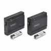 StarTech.com DisplayPort KVM-pikendaja üle fiiberoptika, 4K 60Hz, konsoolipikenduskomplekt, kuni 984 jalga/300 m (mitmerežiimiline) eelpaigaldatud SFP+ moodulitega, 3x USB HID