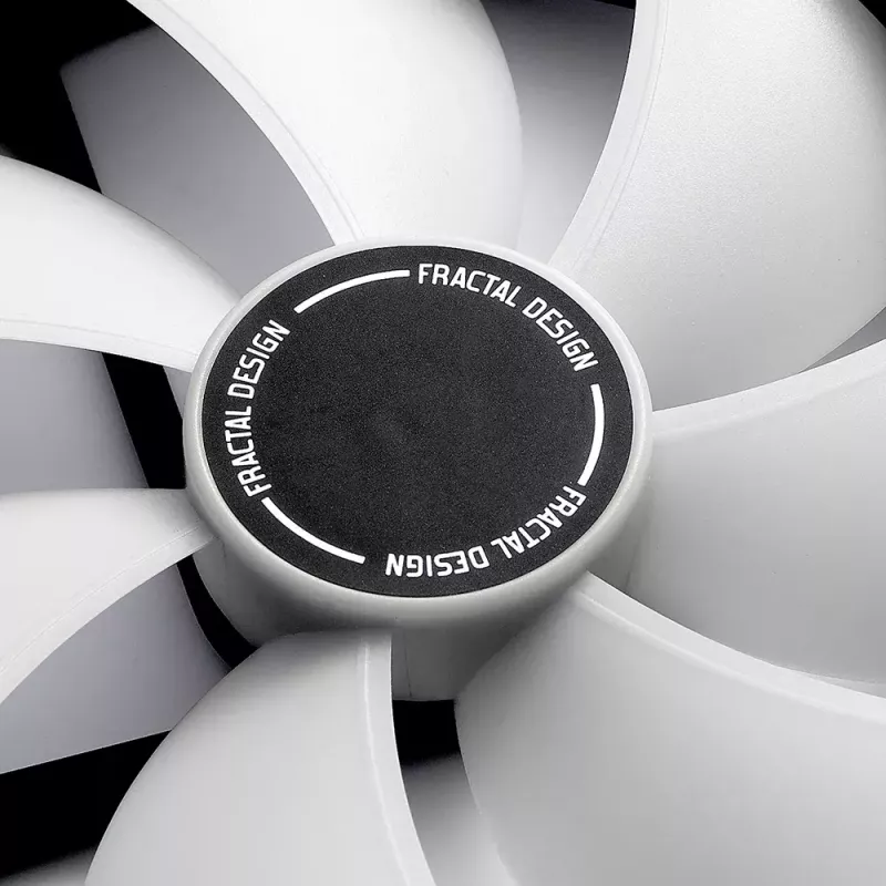 Ventilaator Fractal Design Prisma AL-12 12 cm must valge