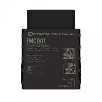 GPS-jälgija Teltonika FMC001 Auto Must 53g
