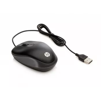 HP USB reisihiir, mõlemakäeline, optiline, USB Type-A, 1000 DPI, must