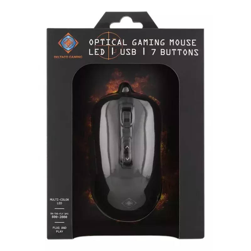 Mänguhiir Deltaco GAM-029 USB Type-A