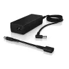 HP 90W Smart vahelduvvooluadapter, siseruumides kasutamiseks, must, sülearvuti toiteplokk 100–240 V