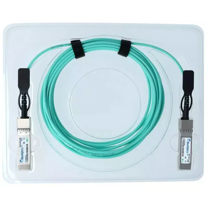 BlueOptics H-SFP+AOC5M-BO InfiniBand fiiberoptiline kaabel 5 m Aqua