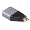 Techly IADAP USBC-DP4K USB graafikaadapter 3840 x 2160 pikslit Must, Hõbedane