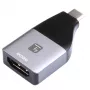 Techly IADAP USBC-HDMI4K USB graafikaadapter 4096 x 2160 pikslit Must, Hõbedane