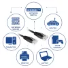 ACT Must 1 meeter U/UTP CAT6 patch-kaabel RJ45-pistikutega