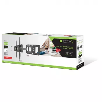Techly ICA-PLB 148L TV-kinnitus/statiiv 165,1 cm (65 tolli) Must