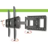 Techly ICA-PLB 148L TV-kinnitus/statiiv 165,1 cm (65 tolli) Must