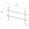 Techly ICA-PLB 162XL teleri seinakinnitus 2,03 m (80 inch) Must