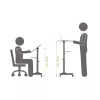 Techly ICA-TB TPM-1BK sülearvuti alus Must