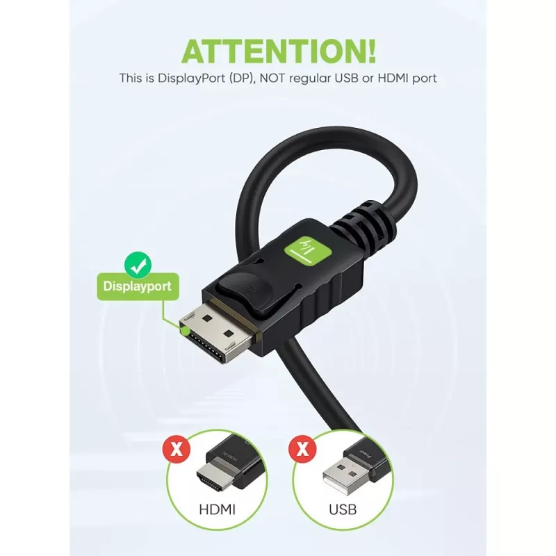 Techly Monitor DisplayPort to VGA kaabel 3 m ICOC DSP-V-030, 3 m, VGA (D-Sub), DisplayPort, Male, Male, Nickel