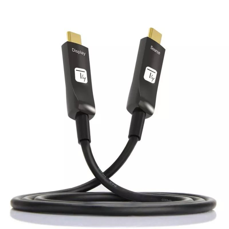 Techly ICOC-U3C-HY-030 USB-kaabel 30 m USB C Must