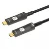 Techly ICOC-U3C-HY-030 USB-kaabel 30 m USB C Must