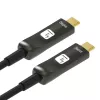 Techly ICOC-U3C-HY-030 USB-kaabel 30 m USB C Must
