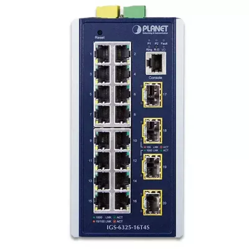 Hallatav L3 Gigabit Ethernet lüliti PLANET IGS-6325-16T4S 16 porti