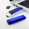 iStorage datAshur PRO+C 32GB | FIPS 140-3 Level 3 sertifikaadiga | Turvaline USB Type-C mälupulk | AES-XTS 256-bit riistvaraline krüpteerimine | PIN-kaitsega | Type C-A adapter kaasas